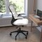 Flash Furniture White Mesh Mid-Back Task Chair with Roller Wheels BL-X-5M-WH-RLB-GG - alternate 4